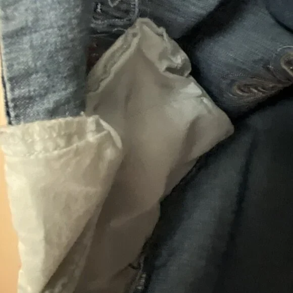 VTG Bobbie Brooks Womans XL Denim Flower Patch Embroidery Button Shirt Jacket - Picture 13 of 14